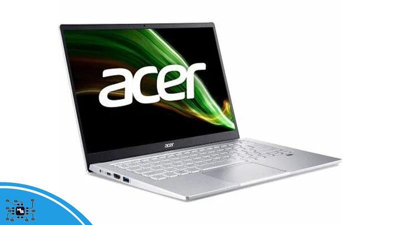 لپ تاپ سفید acer